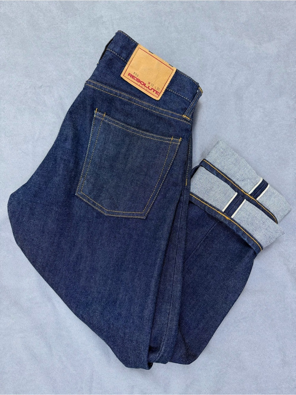 RESOLUTE 712 Japanese Selvedge Jeans W32 L29 Made in Japan